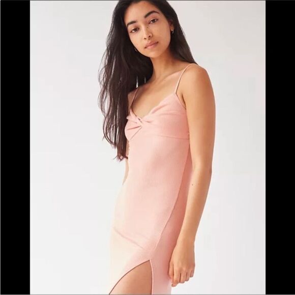 Wilfred Aritzia Meridian Ribbed Midi Dress - Picture 4 of 4